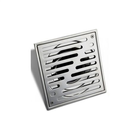 Rejilla De Desagüe De Acero Inoxidable – 90 Mm, Para Suelo De Balcón, Jardín O Techo, Diseño Hueco