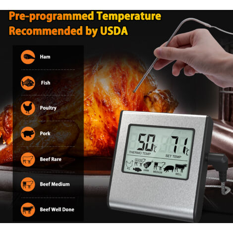Termómetro Digital Para Alimentos TP300 Para Cocina, Carne, Agua, Leche, Alimentos, Sonda Para Barbacoa, Termómetro Electrónico Para Horno, Utensilios De Cocina