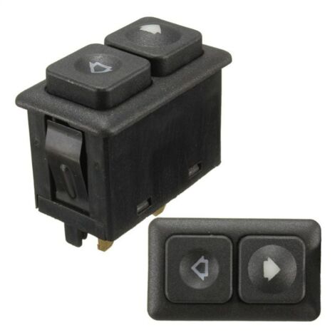 Interruptor de ventana de coche eléctrico, interruptor de control de ventana eléctrica de 5 pines compatible con BMW E23 E24 E28 E30 61311381205 (1/5)