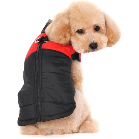 Chaqueta impermeable de invierno para perros, chaqueta gruesa acolchada, ropa para cachorros, M