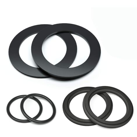 25076RP Kit de arandelas y anillos para accesorios de 1-1/2", arandelas de junta tórica de goma para válvulas de piscina Intex (6 piezas) - 10745, 10262 y 10255 (1/5)
