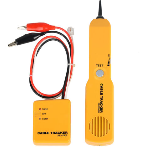 Comprobador de circuitos, rastreador de cables y generador de tonos, comprobador de cables de red con conector RJ-11, localizador de cables y alambres, prueba de continuidad de circuitos
