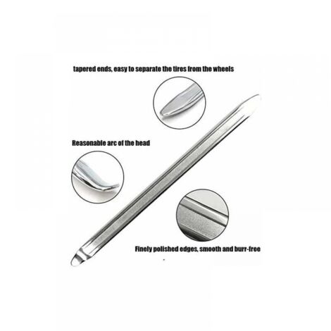 Palancas Desmontadoras Neumáticos Juego De 3 Palancas Desmontadoras De Neumáticos Hercules - 30 Cm, Acero Resistente - Para Moto, Bici, Patinete O Coche Pata De Cabra Herramienta