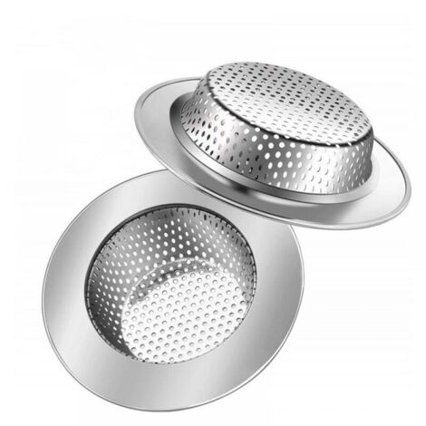 2 Piezas Colador De Fregadero Cónico,Filtro Pelos Desague Ducha
