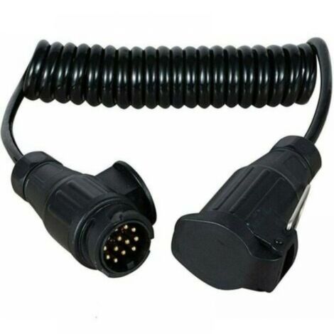 Cable alargador de remolque 13-13 pin 3M Cableado conector caravana Cable alargador espiral para vehículos (1/5)