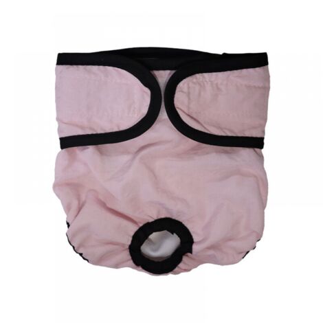 Pack de 2 pañales reutilizables para perros 36-41 cm, braguitas fisiológicas, braguitas higiénicas, shorts absorbentes lavables (1/5)