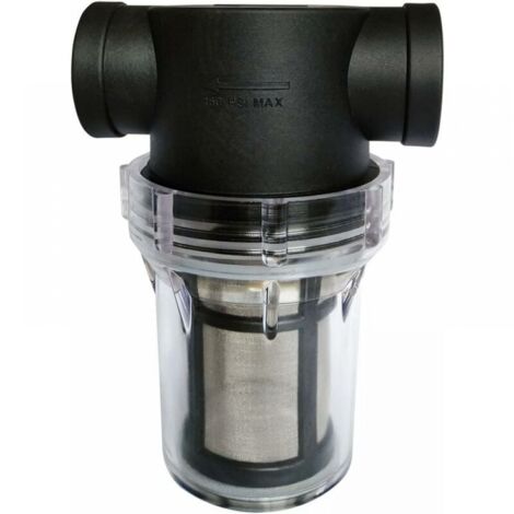 Filtro de tubería de 4 pulgadas para bombas con filtro de acero inoxidable de malla 80