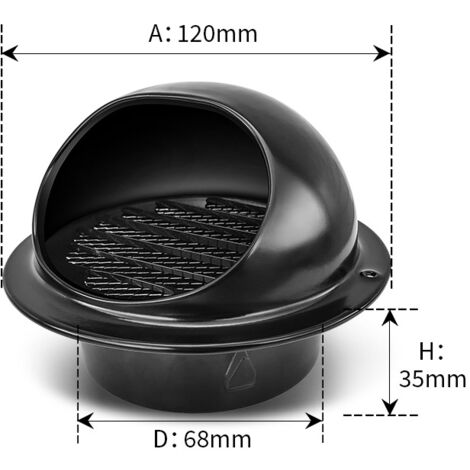 Rejilla De Ventilación De Aluminio SOTECH - 125x125 Mm, Con Mosquitera, Aspecto Acero Inoxidable, Para Interior/Exterior