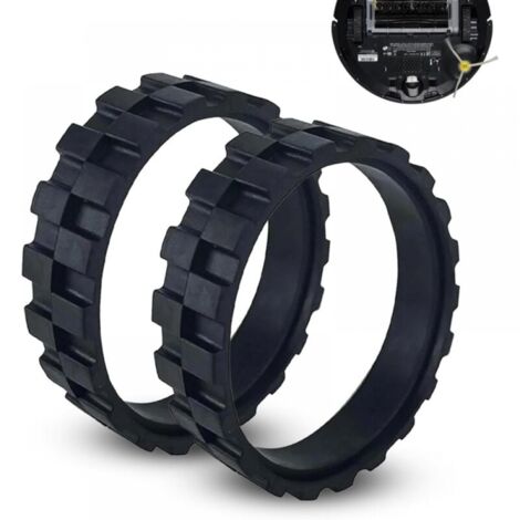Neumáticos de repuesto para iRobot Roomba. Compatibles con las series 500, 600, 700, 800 y 900 S e i, con goma antideslizante de alto agarre. (1/5)