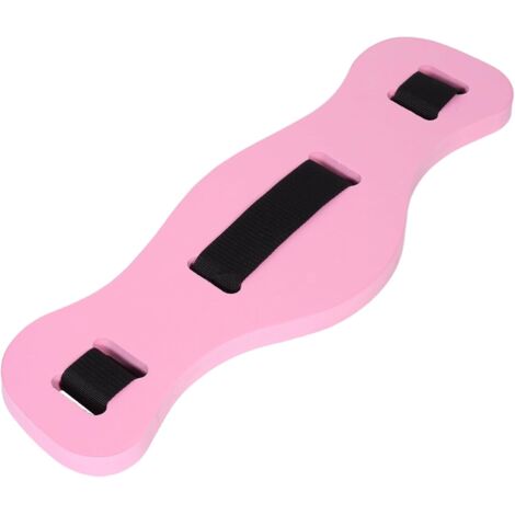 Cinturón de flotabilidad para natación - Cinturón para aeróbic acuático - Ayuda de flotación de espuma para acondicionamiento físico acuático - Rosa mediano (62,5 x 24 x 2,5) (1/5)