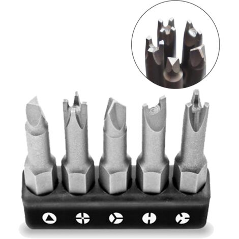 Juego De 5 Destornilladores Especiales En Forma De U De 50 Mm Tipo Y Juego De 5 Destornilladores Especiales En Forma De U De 50 Mm Tipo Y