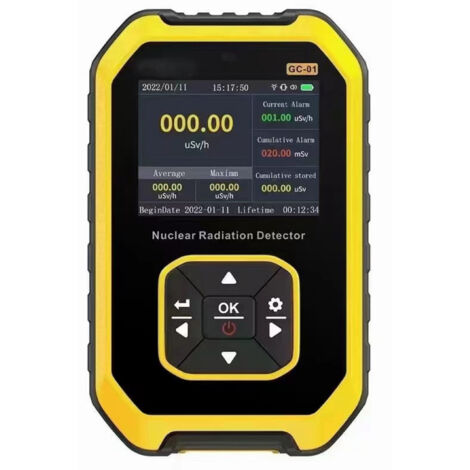 Contador Geiger portátil LCD, contador Geiger digital, detector de radiación nuclear, dosímetro, comprobador beta-gamma. (1/5)