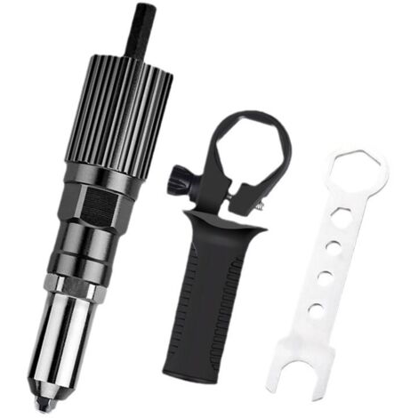 Herramientas de remachado Adaptador de taladro de remache Pistola de remache Herramienta de inserción de tuercas Máquina remachadora Máquina remachadora eléctrica