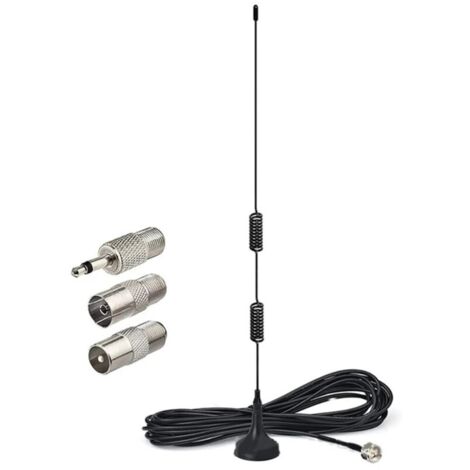 Support magnétique d'antenne DAB FM pour radio stéréo numérique DAB FM d'intérieur Denon Pioneer Marantz Sherwood avec Bluetooth. (1/5)