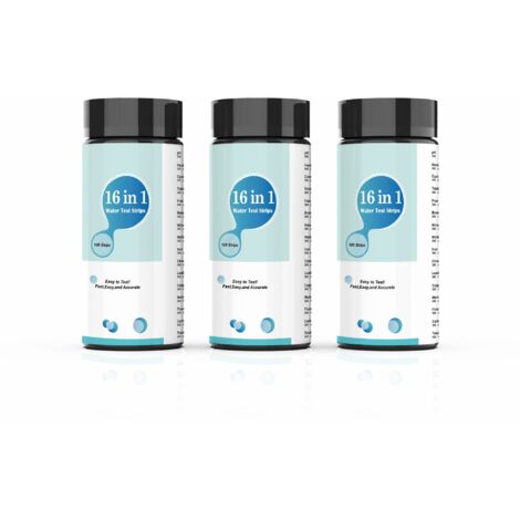 150x 16-in-1 Wasserteststreifen - Schnelltest Für Trinkwasserqualität