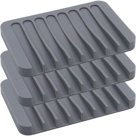 Portasapone In Silicone Autodrenante ISoapStone – Blu Notte Navy - 4
