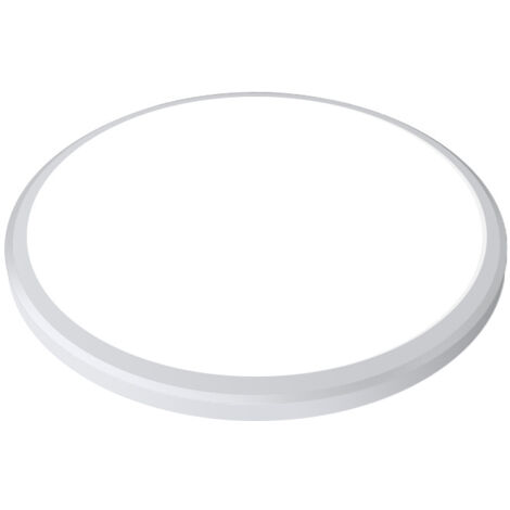 Navaris Plafoniera LED Rotonda 40 Cm 22W - Lampada A Soffitto In Tessuto Con Luce Bianca Calda 3000K Per Camera Da Letto, Soggiorno E Corridoio