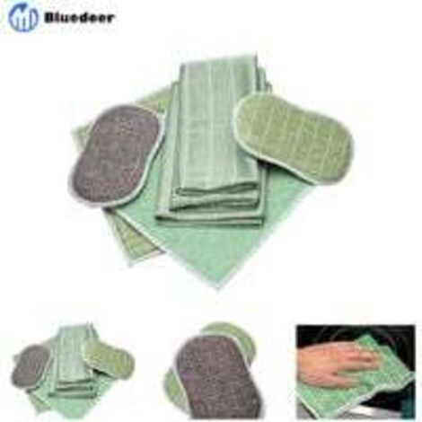 Panni In Microfibra Di Bambù Per Pulizie - Set Di 5 - Per Vetri, Specchi E Superfici Delicate - Foto 10