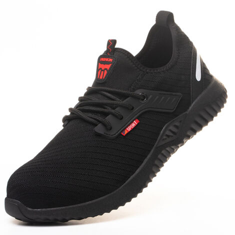 Scarpe Antinfortunistiche BRYES Taglia 43 - Nero/Giallo Con Suola Antiscivolo E Antistatica