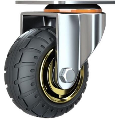 Ruote Gomma 4 Pezzi Cina Set Di 4 Ruote In Gomma Con Cuscinetti 2 Fisse E 2 Girevoli Diametro 5 Pollici Per 811599 - Foto 12