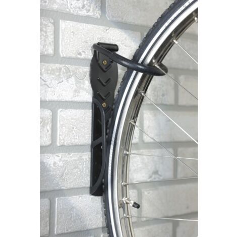 2 x SUPPORTO GANCIO PORTA BICI STAFFA APPENDI BICICLETTA DA PARETE MURO ACCIAIO
