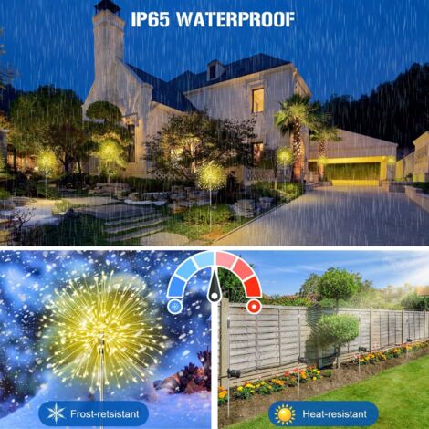 2 Confezioni Di Luci Solari Sospese Per Esterni, Luci Solari Per La Decorazione Del Giardino Luci Solari Impermeabili Per Balcone Patio Bellissimo Progetto Di Motivo Fiore 87066762 - 6