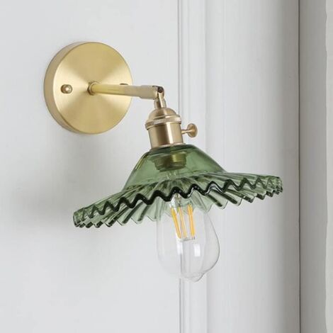 Lampada da parete vintage per interni, lampada da parete nera