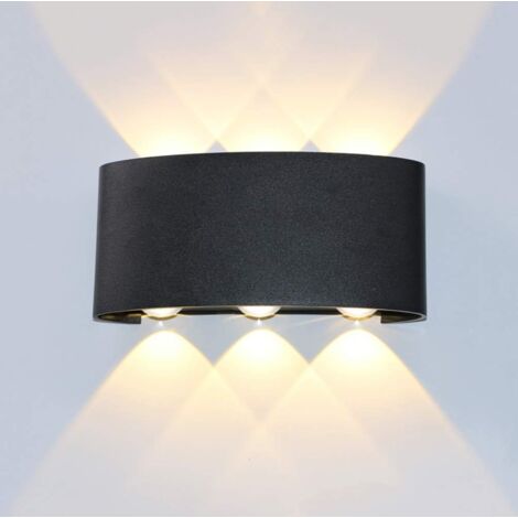 Lampada Da Parete A LED In Alluminio Spazzolato - 7W, Luce Calda 2700-3500K, Per Soggiorno, Scale, Soppalco