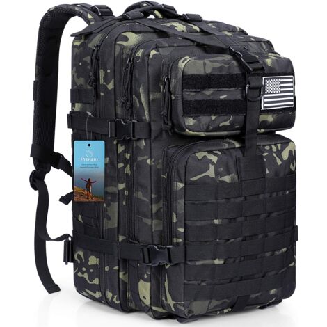 Zaino Tattico Militare Jueachy 30L – Molle, Assalto, 3 Giorni, Borsa Escursionismo Impermeabile