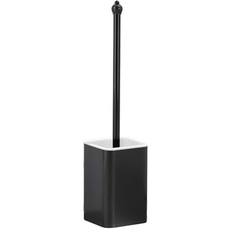 SagaSave Scopino Per WC Con Supporto – Design Autoportante A Scomparsa, Bianco, 37x10,5 Cm, In Polipropilene