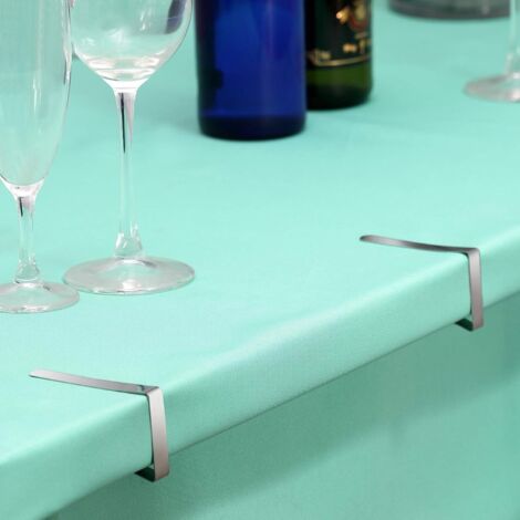 Pinzas Para Mantel De Acero Inoxidable Pinzas Para Mantel De Mesa Clip Exterior Ajustable Antideslizante Sujetador Mantel Para Jardin Cocina Oficina 98961735