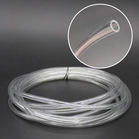 Tubo Flessibile In Plastica PVC Da 25 M - Rinforzato 6 Mm, Tubo Carburante - Plastica