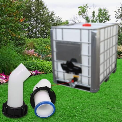 Boquilla De Drenaje Para Tanque IBC 1000L - Con Tuerca Y Arandela, Adaptador Para Manguera De Agua, Fácil Instalación