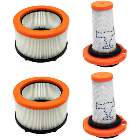 Filtros HEPA Lavables De Repuesto Para Rowenta X-FORCE FLEX 9.60 Y X-NANO ESSENTIAL - Pack De 2 Unidades | Compatible Con Modelos RH2037WO, RH1129WO, Etc.