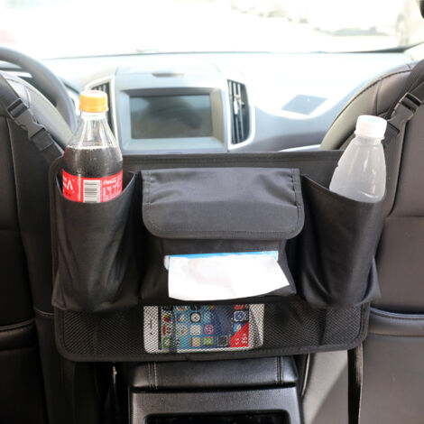 Organizador Para Asiento De Coche – Bolsa Colgante De Fieltro, Con Gancho Y Bucle, Para Guardar Snacks, Juguetes Y Artículos De Oficina