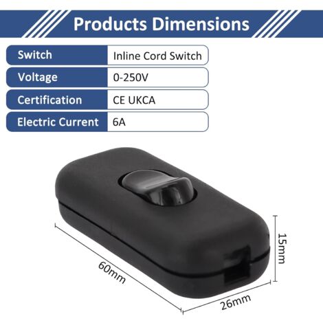 TOPELER - Paquete De 10 Interruptores De Luz Negra Decorador De 3 Vías, Interruptor De Luz Basculante De Paleta De Un Solo Polo O Tres Vías
