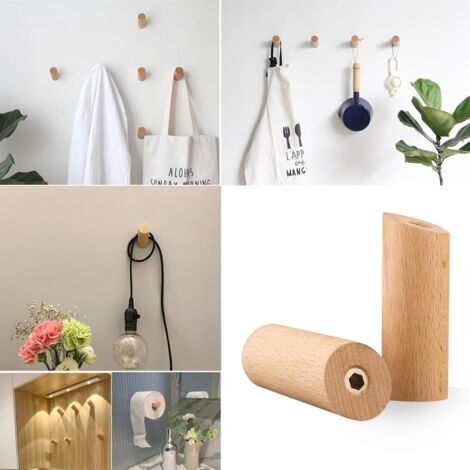 Rl1 4x, Ganchos De Madera Para Colgar En La Pared, Ganchos | Meses Sin