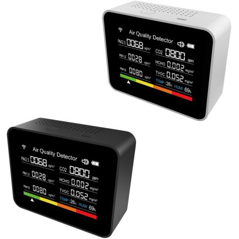 13-in-1 Portable Indoor Professional Sensors for Visualizing Health and Comfort TVOC HCHO PM2.5 Testing