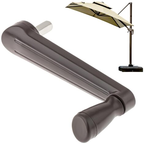 Patio Umbrella Accessories Parasol Replacement Parts Sunshade Parts Side Hanging Umbrella Holder for Table, Crank