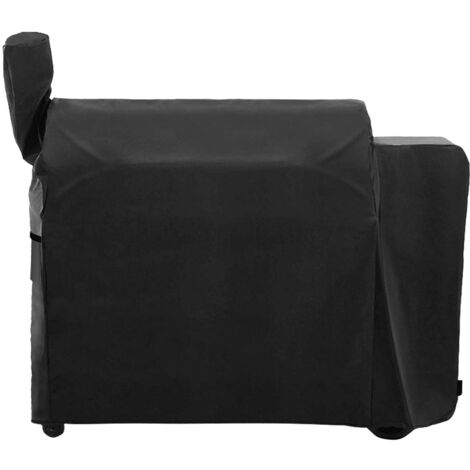 Outdoor BBQ Barbecue Cover Waterproof Rain Snow Proof Black 104x68.5x124cm