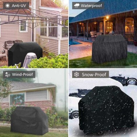 Premium Quality BBQ Cover Heavy Duty Gas Grill Cover, UV, Water & Tear Resistant - 58 inch/147 cm