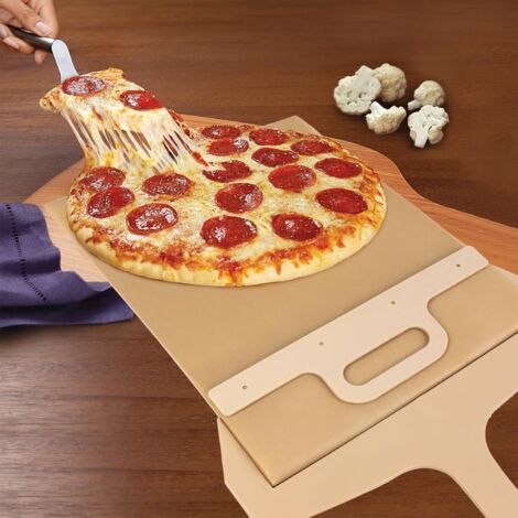 Sliding Pizza Peel, Pizza Peel, Non-Stick Pizza Peel, Wooden Pizza Peel with Handle, The Pizza Peel That Transfers Pizza Perfectly