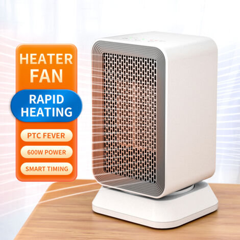 Ready Warm Ceramic Heater. 3 modes, adjustable thermostat, tilt sensor, overheat protection.