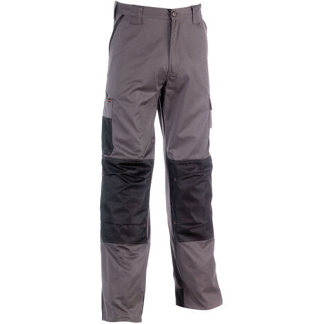 Pantalon de travail multipoches HEROCK Mars gris/noirtaille48 (1/4)