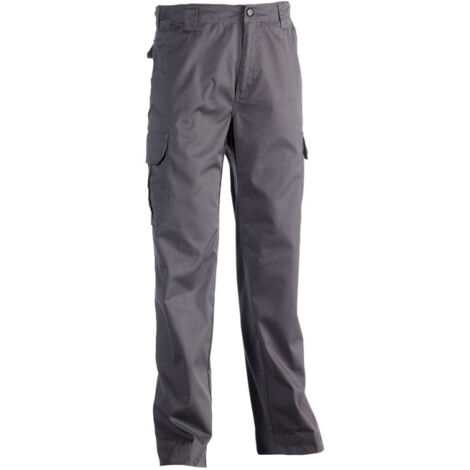 Pantalon de travail multipoches HEROCK Thor gris/noirtaille44 (1/3)