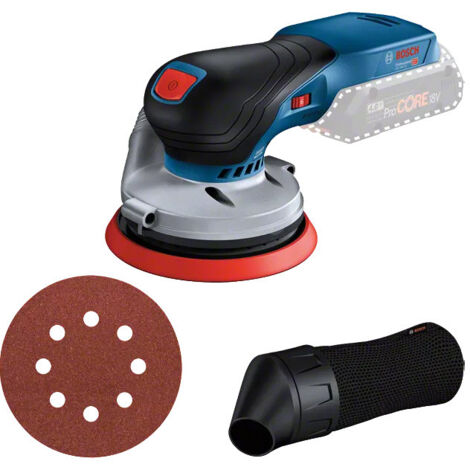 Bosch – Ponceuse orbitale 18V – Moteur sans charbon – Plateau 125mm – Vitesse 6000-10000 tr/min – Système auto-agrippant pour bois dur - 18V-125