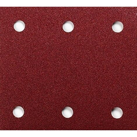 Makita – Lot de 10 feuilles abrasives auto-agrippantes 102x115mm grain 100 – Pour bois et métal – P33118
