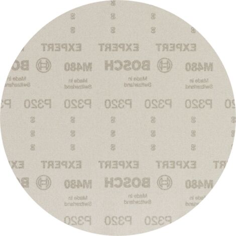 Abrasif réticulé BOSCH Expert M480 - Pour ponceuses pour cloison sèche 225mm - 25 pièces (1/10)