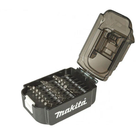 Makita – Coffret de 21 embouts de vissage 50mm – Embouts Philips, Pozi, Torx, hexagonaux – Boîtier plastique avec couvercle à ressort - B-68323 (1/3)