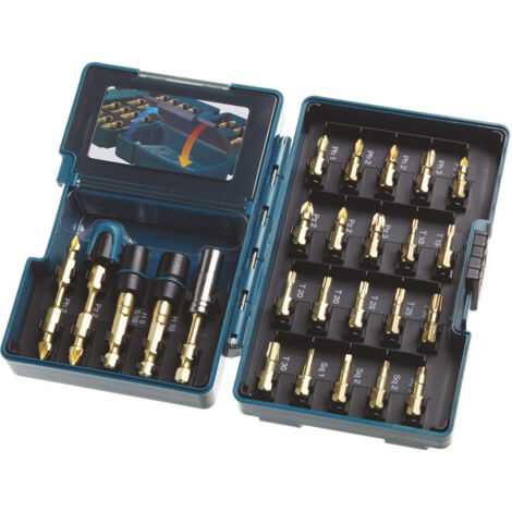 Makita Impact Gold - Jeu de tournevis - torx, phillips, pozidriv, square - Inbus (1/3)